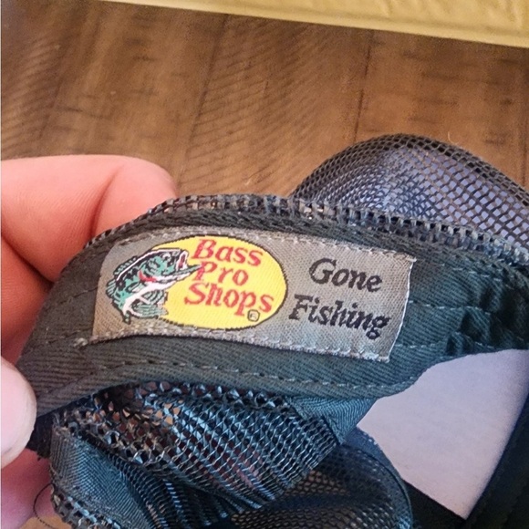 Authentic Bass Pro Shop Green Trucker Hat Mesh Snapback Adjustable Baseball Cap - Picture 5 of 6